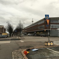 Kaatuneen liikennemerkin paikka ... Kaatuneen liikennemerkin paikka ...